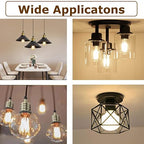 E26 Socket,Ceramic Medium Base Screw Socket E26 E27 Keyless Glazed Porcelain Lampholder (Keyless)