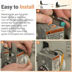 Water Heater Igniter, 9003410 C3 Piezo Ignitor Assembly Replacement Part Compatible with Reliance Water Heater