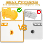 KURUI Drywall Anchors Assortment Kit for Sheetrock Concrete Brick, 350Pcs Wall Anchors and Flat Head Screws, 5 Sizes Picture Hanging Set for Bedroom/Office Wall Art Decor, House Warming Gifts New Home