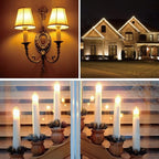 Meconard C9 Led Replacement Christmas Light Bulbs, 100 Pack C9 Shatterproof Plastic Led Bulbs for Christmas Outdoor String Lights, E17 Intermediate Base, Commercial Grade Holiday Bulbs, Warm White.