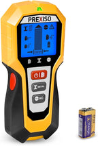 PREXISO Stud Finder Wall Scanner 5-in-1 Wall Stud Finders & Scanners, Stud Finder Tool with LED Indicator for Center Finding, Wood Ac Wire Metal Joist Pipe Stud Detector