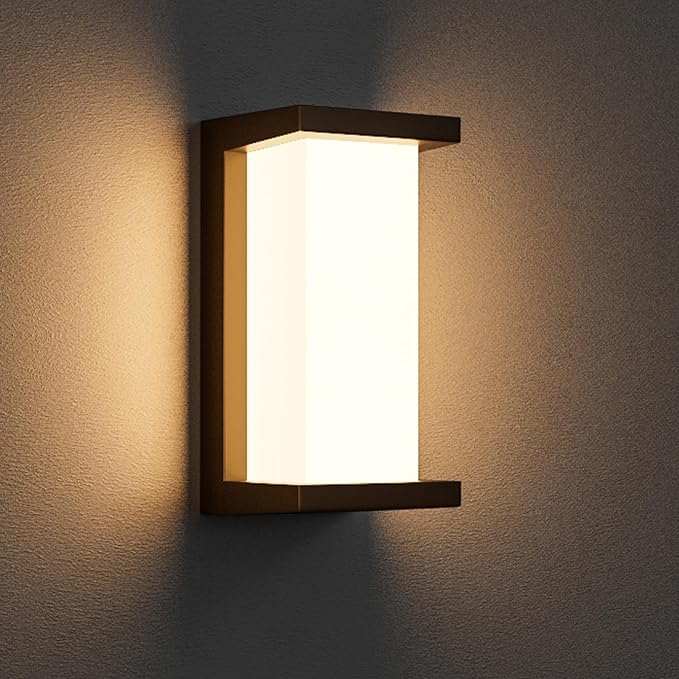 Outdoor Wall Sconce Lights Exterior Lighting fixtures LED,1500LM 3000K 4000K 5000K Adjustable Wall Mount Porch Lights,Outdoor Sconce Lamp for Front Door Garage Coach