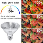 PAR30 Short Neck, 2pcs par30 75w 120v Light Bulbs, Dimmable, Warm White, High Brightness par30 Flood Light with 40 Deg Beam, E26 Base, par30s halogen great for Track Light , Recessed Light Bulbs