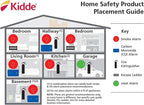Kidde Carbon Monoxide Detector with 10-Year Battery, 3 LEDs, Replacement Indicator, Test-Reset Button