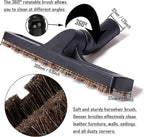 13Pcs Universal Vacuum Attachment Kit 1-1/4" Vacuum Hose Adapter Wet Dry Plastic Vacuum Cleaners Accessories with Extension Wand Horse Hair Brush Flexible Crevice Tool Adapter for Shop Vac Attachment