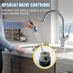 RP50587 Cartridge Valve Replacement for Delta RP50587 Valve Cartridge, Compatible with Single-Handle Kitchen and Lavatory Faucets-Includes Allen Wrench