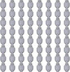 Liquid Tight Connector 1/2 in - Non-Metallic Electrical Conduit Fittings, UL Listed PVC Conduit Fitting (Straight, 64 Pack), Gray