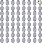 Liquid Tight Connector 1/2 in - Non-Metallic Electrical Conduit Fittings, UL Listed PVC Conduit Fitting (Straight, 8 Pack)