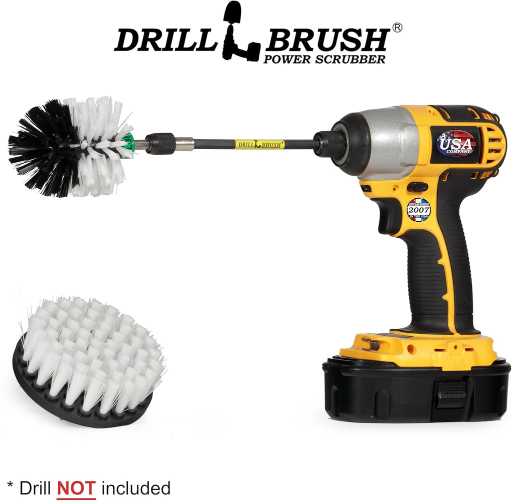 Car Cleaning Supplies - Truck Cleaning Accessories - Car Detailing Kit for Wheels - Rim Brush - Tire Cleaning Kit - Floor Mat Scrubber - Glass Cleaner - Leather Scrub Brush - Vehicle Carpet Cleaner