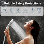 Electric Tankless Water Heater, GREATBEAR 14KW On Demand Water Heater Electric 240V, Point of Use Instant Hot Water Heaters, With Self Modulating ECO130G Gray