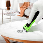 EHDIS 2pcs Plastic Razor Scraper 6-inch Long Handle Adhesive Remover Tool with 100 Double-Edge Blades for Window Tint Vinyl Scraper Decal Sticker Glue Remove (‌Neon-Green)