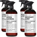 Clean + Simple Multi Purpose Cleaners | With Apple Cider Vineager, Rosemary, And Tea Tree Oil | Set of 4 32oz bottles | Home and Body Company