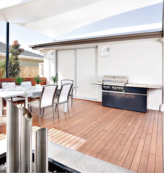 LIT-PaTH Outdoor LED Wall Lantern, Wall Sconce as Porch Lighting Fixture, 5000K Daylight White, 9.5W 800 Lumen, Aluminum Housing Plus Glass, White Finish-2Pack