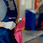 Premium Color Knit Cleaning Rags (2 lbs. Bag) – Shop Rags Bulk for Workshops, Mechanics, Painters, and Home Use, Multipurpose Cotton T-Shirt Rags