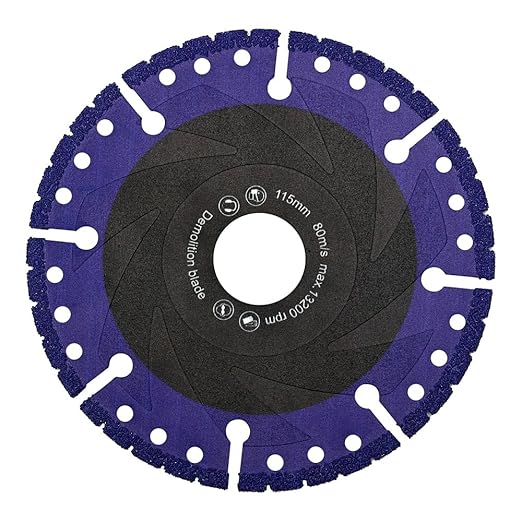 YIJING 4-1/2 Inch Metal Diamond Cutting Blade,Diamond Blade for Metal,Steel,Sheet Metal,Angle Iron,Stainless Steel