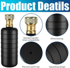 3 Pcs Drain Bladders,Rubber Bladder Drain Cleaners Fit 1" to 6" Drain Pipes,Drain Blockage Unclog Kits for Bathroom Drains Kitchen Sinks