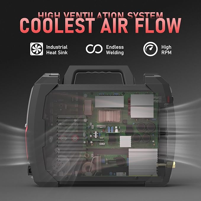 YESWELDER Plasma Cutter Welder Combo Gas MIG/Gasless MIG/Lift TIG/Stick/CUT 5 in 1 Welding Machine FIRSTESS MP200 Multi Process Welder