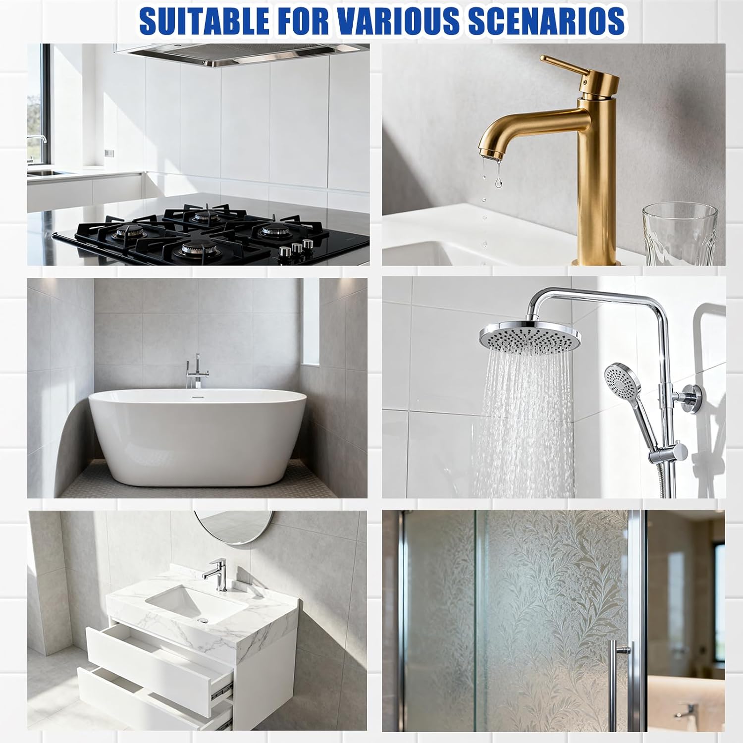 2pcs 120ml Bathroom Descaler Foam Cleaner Spray,2026 Upgrade Bathroom Foam Cleaner Spray,Multipurpose Stubborn Stains Cleaner for Walls,Toilet,Glass Sink