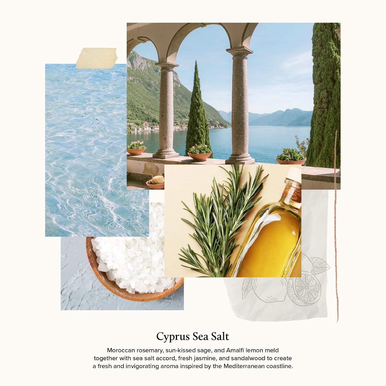 Thymes Cyprus Sea Salt Countertop Spray (16.5 fl oz)