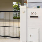 10Pcs Mailbox Numbers for outside 0-9, 2.75 inch 3D Self Adhesive Street Address House Door Numbers Signs for Apartment,Office,Cars,Mailboxes (Bronze)