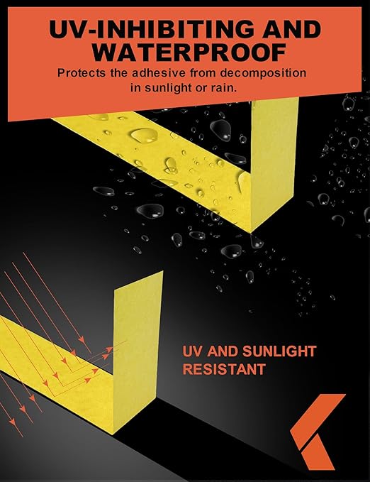 Painters Tape for Cars Vehicles Paint Tape Auto Body Yellow Masking Tape Heat Resistant Automotive Removable No Residue Painting Tape Bulk Set for Paint Booth, 0.7in-60 yards/6rolls