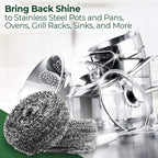 Stanley Home Products Stainless Steel Kitchen Scouring Cleaners (4 Cleaners Included)