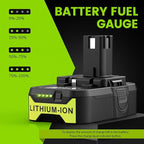 2 Packs P103 18V 3000mAh Lithium Battery Compatible with Ryobi 18V Cordless Power Tools