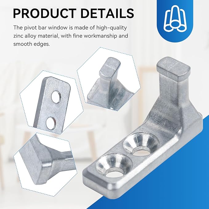 Window Sash Balance Pivot Bars 6970, Window Pivot Bar, Sash Balance Parts Replacement, Window Hardware Replacement Parts for Pella, Fit for Single or Double Hung Window (Set of 4)