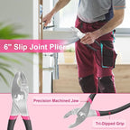 THINKWORK Pink Tool Set - 40 Piece General Household Hand Tool Kit with Storage Toolbox, Small Basic Tool Set Perfect for DIY, Home, Office, Garage and College Dormitory Use - Christmas Gift for Women