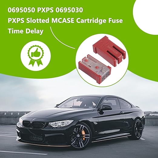 50A 32V Mini Slotted Automotive MCASE Shaped Cartridge Fuse Kit(Pack of 6pcs,50A)