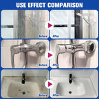 2PCS Bathroom Descaler Foam Cleaner, Stubborn Stains Cleaner, Multipurpose Bathroom Foam Cleaner Spray, Bath-room Descaler Spray for Bath-room Toilet Bath Shower Glass Sink Cleane