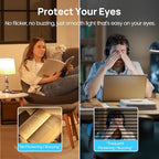 Consciot A19 LED Light Bulbs Dimmable,60W Equivalent,3000K Warm White,9W 800 Lumens,E26 Standard Base,UL Listed,Lighting for Bedroom Living Room Home Office,5 Packs