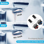 Dreyoo 2 Pack Hot Cold Faucet Cartridge Replacement Compatible with Pfister 9100310/Pfister 9100320, with Waterproof Silicone Grease, Hot Cold Water Handle Faucet Ceramic Cartridge Kit