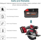 2Pack 6000mAh 28V Battery Replacement for Milwaukee M28 Battery Compatible with M28 48-11-2830, V28, M28B, M28BX Cordless Power Tools