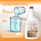 Floor Cleaning Solution Compatible With Roborock Robot Vacuum and Mop Cleaner (Qrevo/Q7/Q10/Saros 10R), Deep Clean For Multiple Hard Floor, Suitable for All Robot Vacuum With Mopping (Orange 2 Bottle)