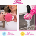 Stardrops - The Pink Stuff Miracle Cleaning Paste & SQeeZY Scrubber Sponge Bundle – All-Purpose, Non-Scratch Cleaner for Kitchens, Bathrooms, Walls, Floors, Pots, Grout, and More