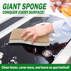 AIDEA XL Sponges Kitchen, 12Count, Non-Scratch Dish Sponges, Large Natural Sponge for Non Stick Cookware, Cellulose Cleaning Sponge for Dishes, Bathroom, Household