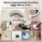 Waterproof Sealant Mastic, 6 Pack New Type White Seal Putty Waterproof Duct Seal Repair Sealing Clay, Quick Mending Mud for Drain Connection, Suitable for Wall Hole, Air Conditioning Hole Repair