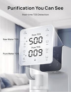 Dreo Reverse Osmosis Water Filter Countertop, 7-Stage RO Water Filtration System, Installation-Free, Reduce TDS, Water Filter Pitcher for Home, Kitchen, 3:1 Pure to Drain, WF511 Upgraded