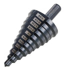 HSS 7/8-1-3/8 High Speed Steel Step Drill bits, Doubles Flutes Large Unibit for Hole Drilling in Iron, Copper, Aluminum, Wood, Plastic