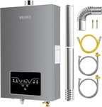 Propane Tankless Water Heater, 4.21GPM 16L Indoor,Instant Hot Propane Gas Water Heater with Fahrenheit Digital Display,Multi-Protection