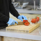 Disposable Gloves Extra Large, XL Nitrile and Vinyl Blend Material Gloves, Latex Free, 4 Mil,1000 Pc. Food Grade Glove for Cleaning, Food Prep, Hair Dye, Tattoo, Blue