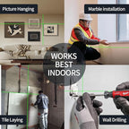 360° Laser Level with Tripod,100ft/30m Self Leveling Laser Level,with Rechargeable Battery & Type-C Charging Port, Self Leveling Wide Angle Cross Leveler Tool for Construction