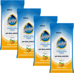 Pledge Multisurface Cleaning Wipes, pH Balanced, Fresh Citrus, 25 Count (Pack of 4, 100 Total Wipes)