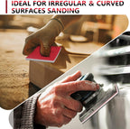 12-Pack 3x4 Inch Sanding Sponge Set (180-1000 Grit) - 6-Grit Hook & Loop Foam Pads for Full-Stage Sanding on Metal, Wood & Automotive