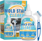 Sugelary Mold Stain Cleaning Gel, 8 fl oz Thick Cleaner for Washing Machine Gasket, Grout, Caulk, Shower, Sink, and Bathroom Surfaces