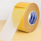 Heavy Duty Double Sided Mounting Tape, 2inx66FT, Clear Mesh Grip, Extra Strong Adhesive for Carpets, Wall Mounting, Picture Hanging and DIY Projects,Hand Tearable,Weatherproof