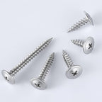 #8 Phillips Truss Head Wood Screws Stainless Steel 410 Quick Metal Self Tapping Assortment Kit