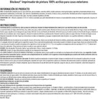 INSL-X Block Out Acrylic Exterior Wood Stain Blocking Primer, White, 1 Gallon