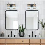 Modern Vanity Lights Black Gold 2 Light Bathroom Vanity Light Crystal Bathroom Light Fixtures Over Mirror